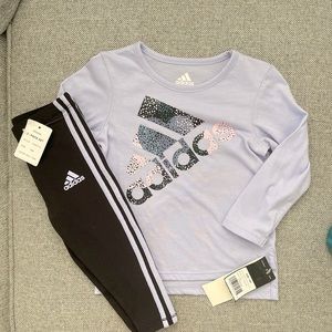 Adidas toddler girl set